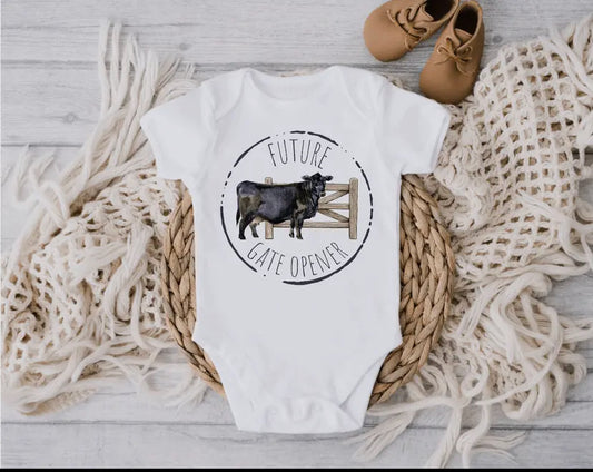 Future Gate Opener Onesie