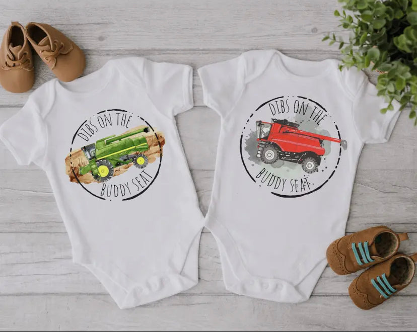 Farm Tractor Onesies