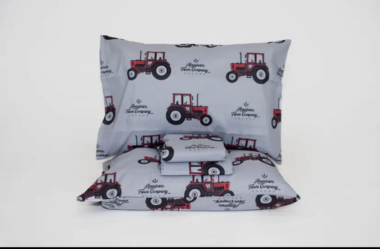 Red Tractor 4 Piece Bed Sheet