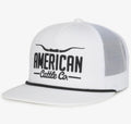 Longhorn Hat White and Black