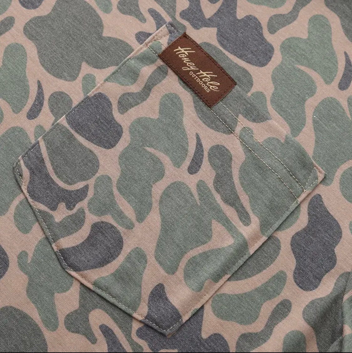 Drift Performance Crew-Long Sleeve Duck Camo