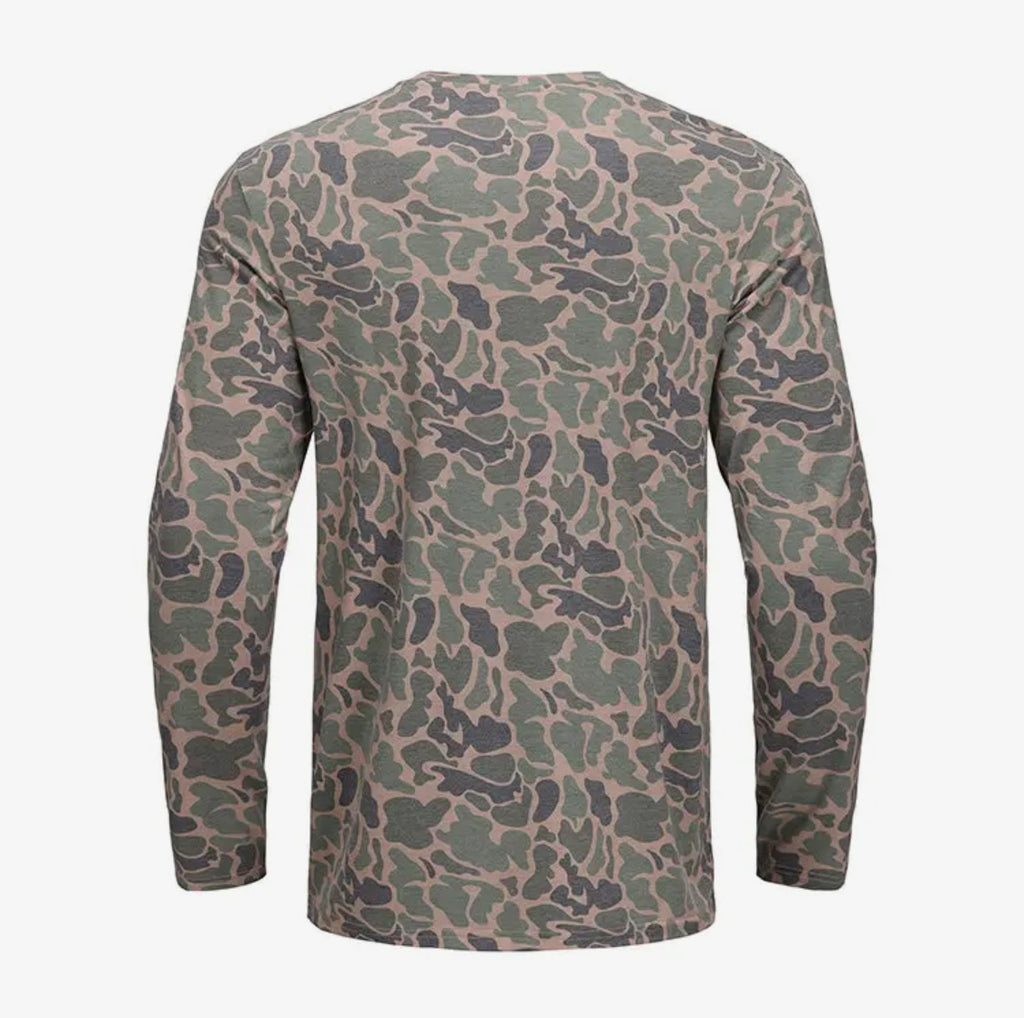 Drift Performance Crew-Long Sleeve Duck Camo