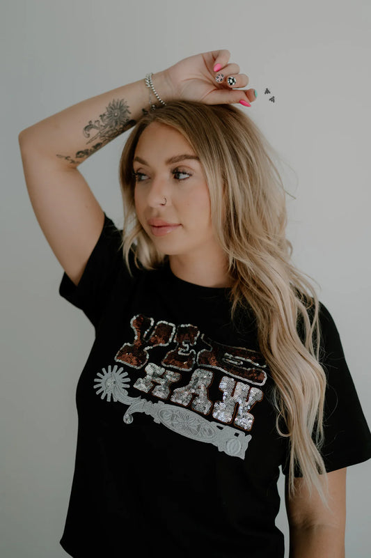 SPUR ME SILVER TEE